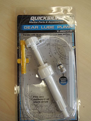 Mercury Quicksilver multi purpose quart pump lower unit gear